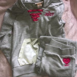 Juicy couture sweatsuit size 7
